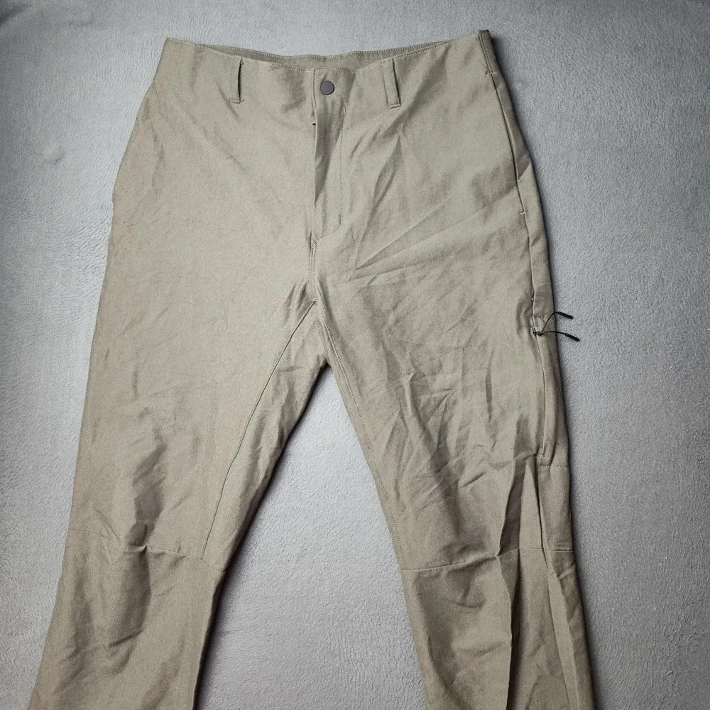 The North Face Pants Mens 30x30 Khaki Climbing Nylon Drawcord Cuffs Tapered - Picture 2 of 16